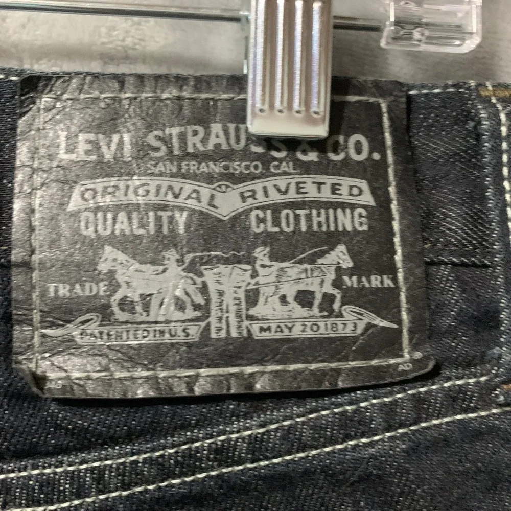Levi's 514 Jeans Slim Straight Men's Black Denim Size 32x30‎